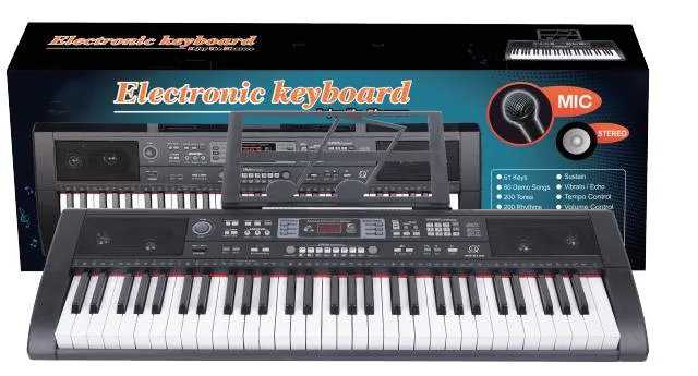 Instrumento electrónico de órgãos/teclado com 61 teclas (MQ-6132)