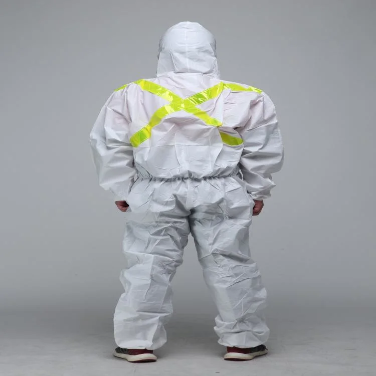 Chemical Coverall Disposable Microporous Nonwoven Protective Workwear