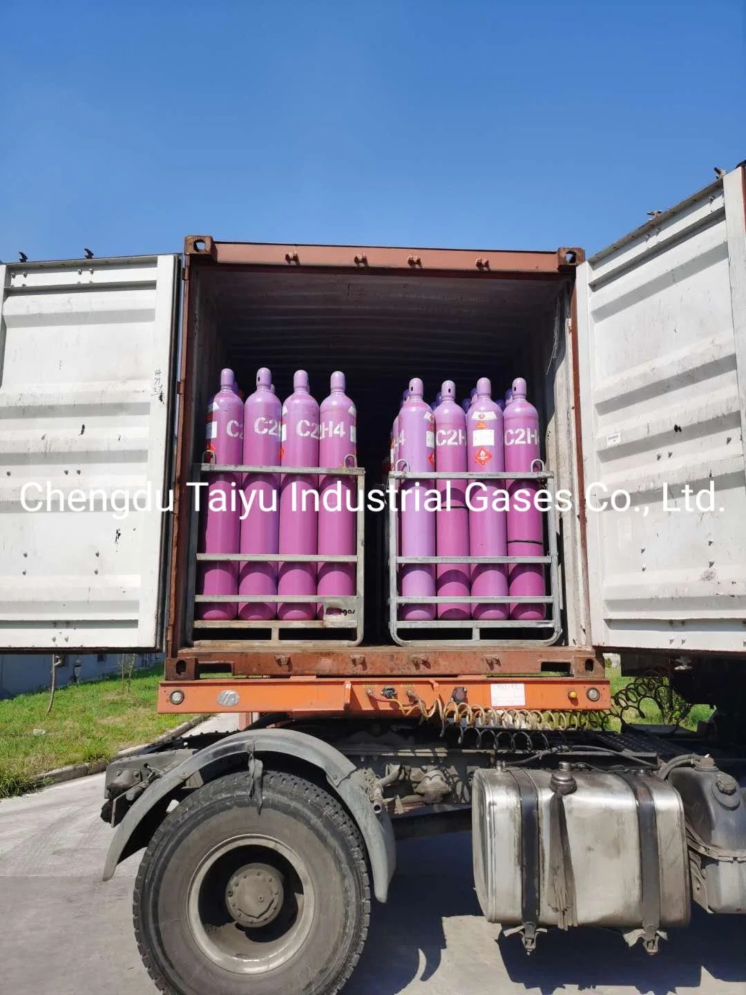 High Purity Industrial Use 99.95% Purity Ripening Ethylene Gas C2h4 with Factory Price