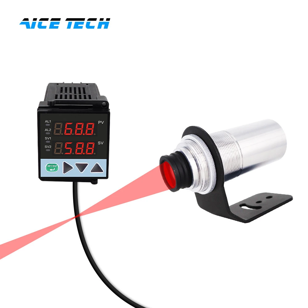 50 to 500 Degree Coaxial Single Laser Aiming Industry Infrared Temperature Sensor