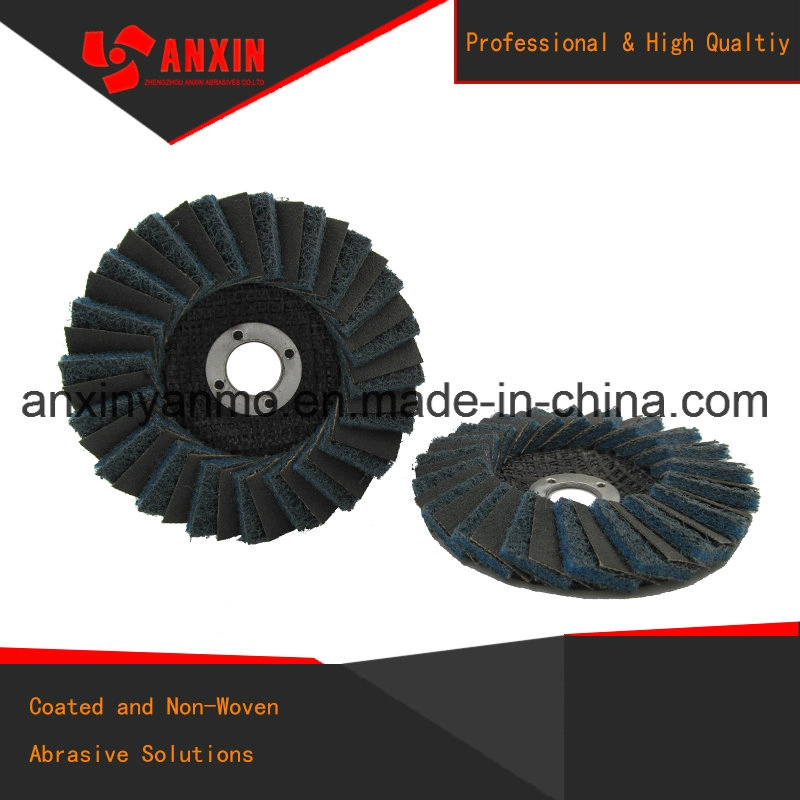 Non-Woven Polishing Disc with Zirconia Abrasive Cloth