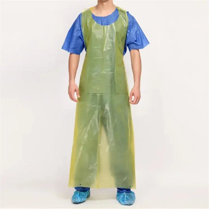 Waterproof Oil-Resistant PE Apron for Protective Kitchen Apron Disposable PE Aprons