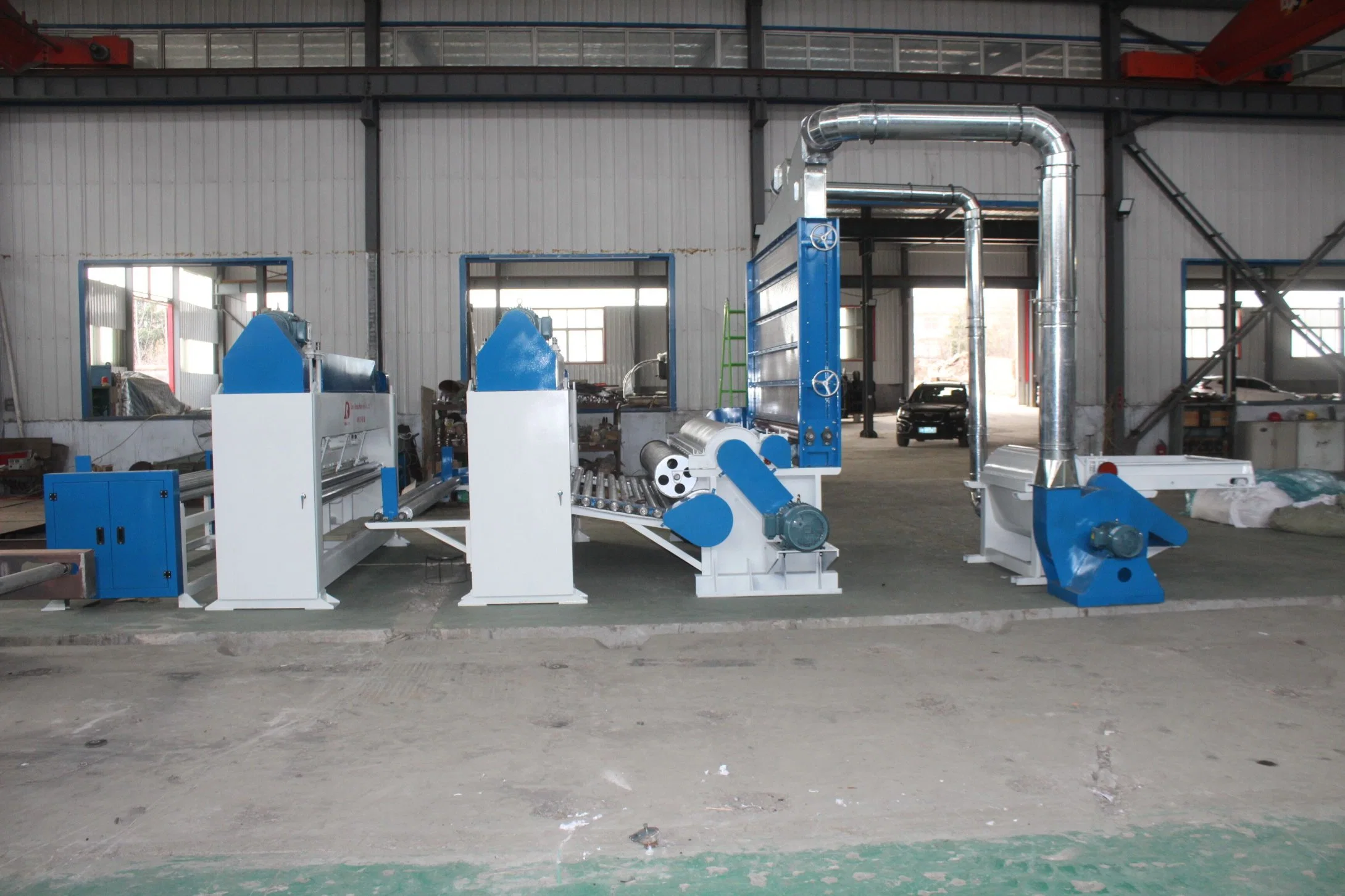 Polyester Fiber Geotextile Fabric Needle Felting Machine Non-Woven Fabric Production Line