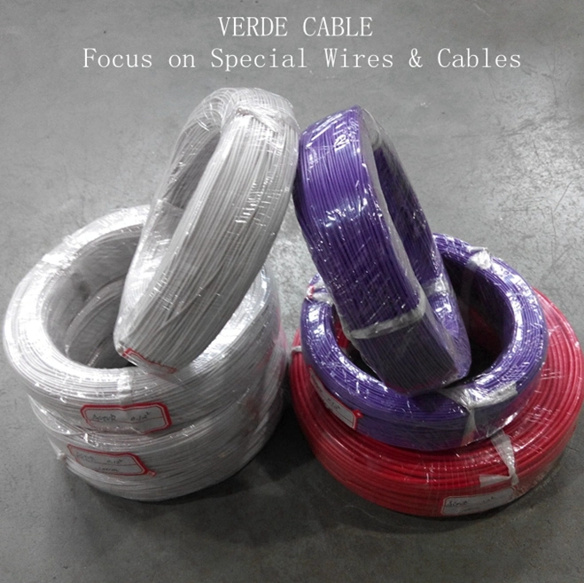 High Temperature AWG 10 12 14 18 AWG20 PTFE Insulated Tinned Silver Plated Copper Electric Wire