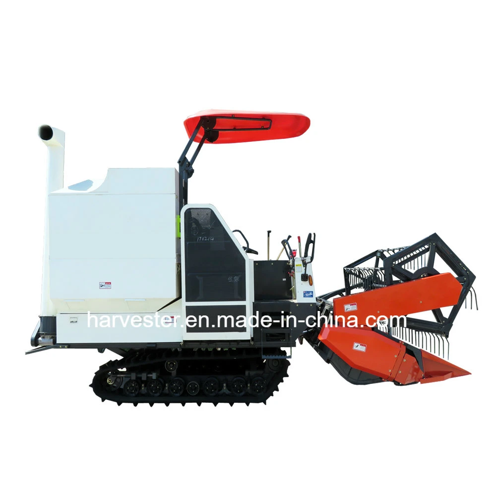 Wubota Machinery Grain Rice Wheat Combine Harvester Machine