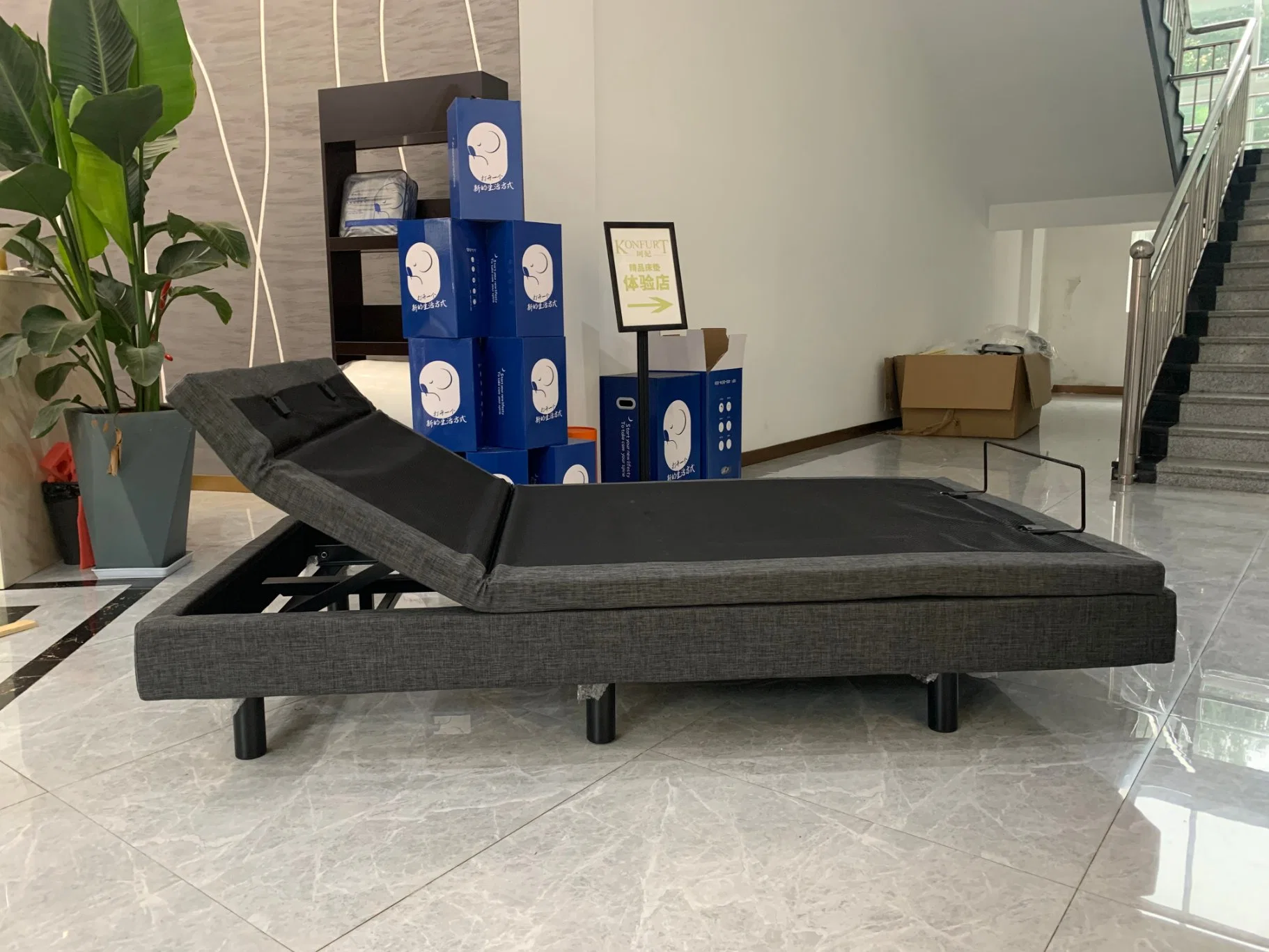 Konfurt cama ajustable inclinación almohada función estructura para la cama en venta Todo viejo Homebed