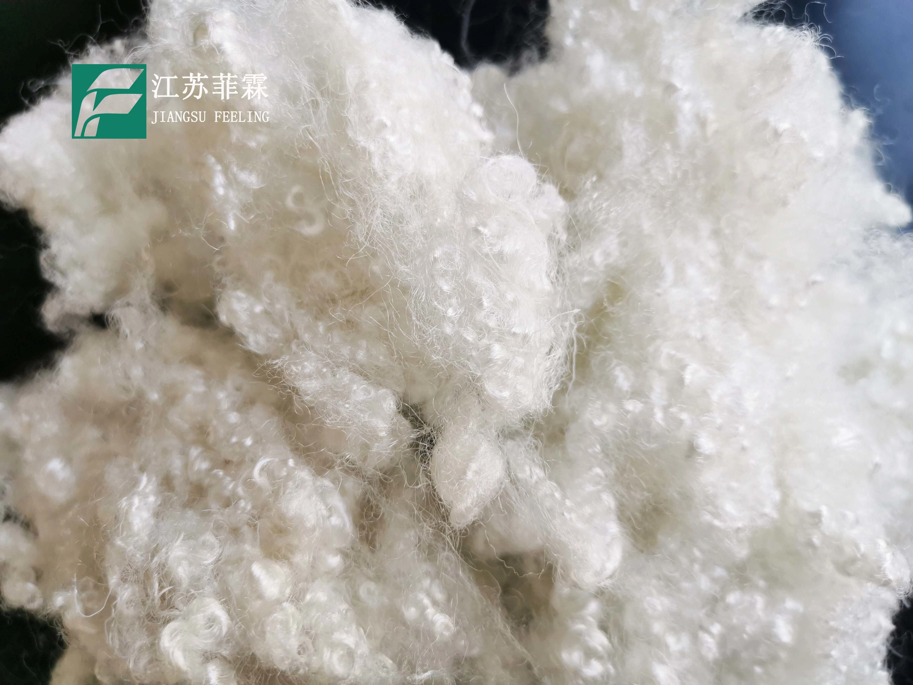 23D Wf Non-Silicon Recycle Holow Conjugate Fiber for Sofa Cushion and Bed Mattress Stuffing