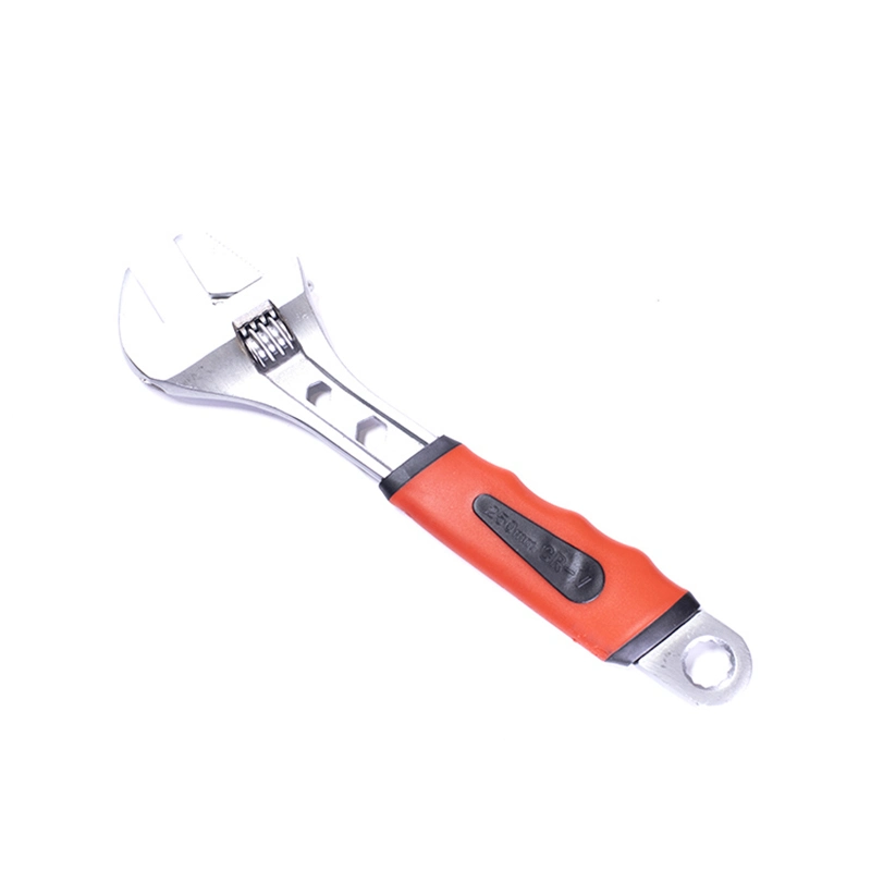 Customized Adjustable Wrench with Complete Specifications, Forged by High-Quality High Carbon Steel