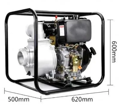 192f-6inch Equipo agrícola de riego bomba de agua diésel con motor Máquina pulverizadora de inyección de combustible