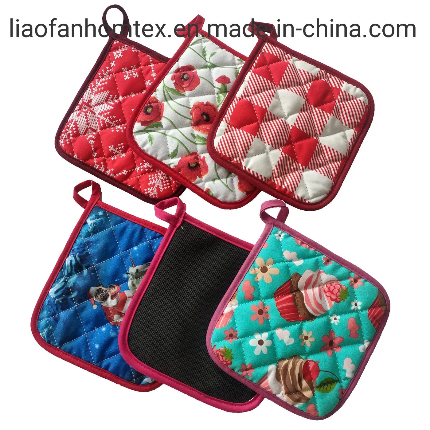 High Temperature Anti-Slip Heat Resistance Cotton Hot Pot Holder Hot Pads