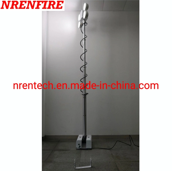 Fire Truck Mounted Foldable Telescopic Mast Light-Roof Mast Light