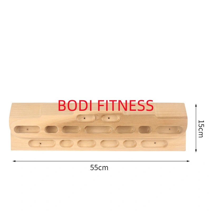 Wall Mounted Fitness Wooden Climbing Peg Board Workout Climber&prime; S Hold Training Fingerboard Plywood Wooden Climbing Pegboard