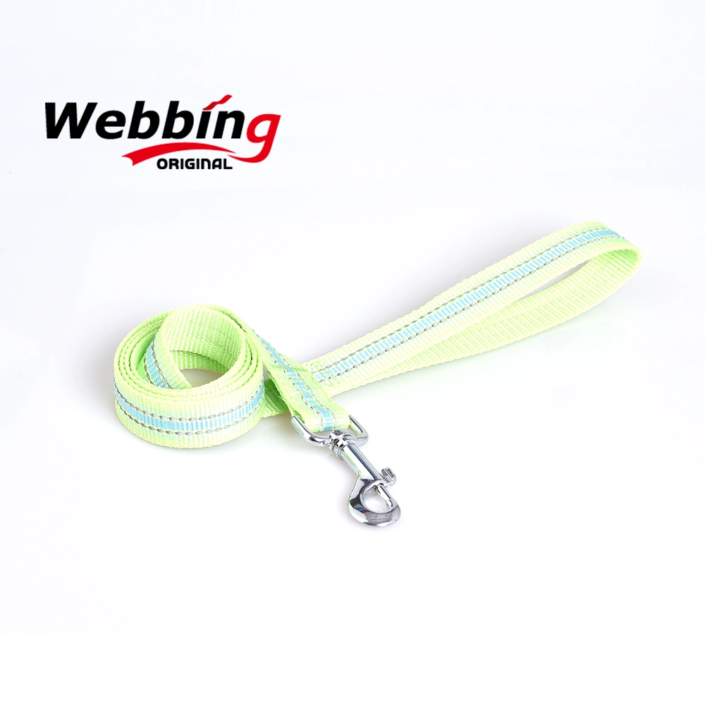 Original Webbing Adjustable Night Visible Reflective Nylon Durable Dog Collar Dog Leash & Dog Harness