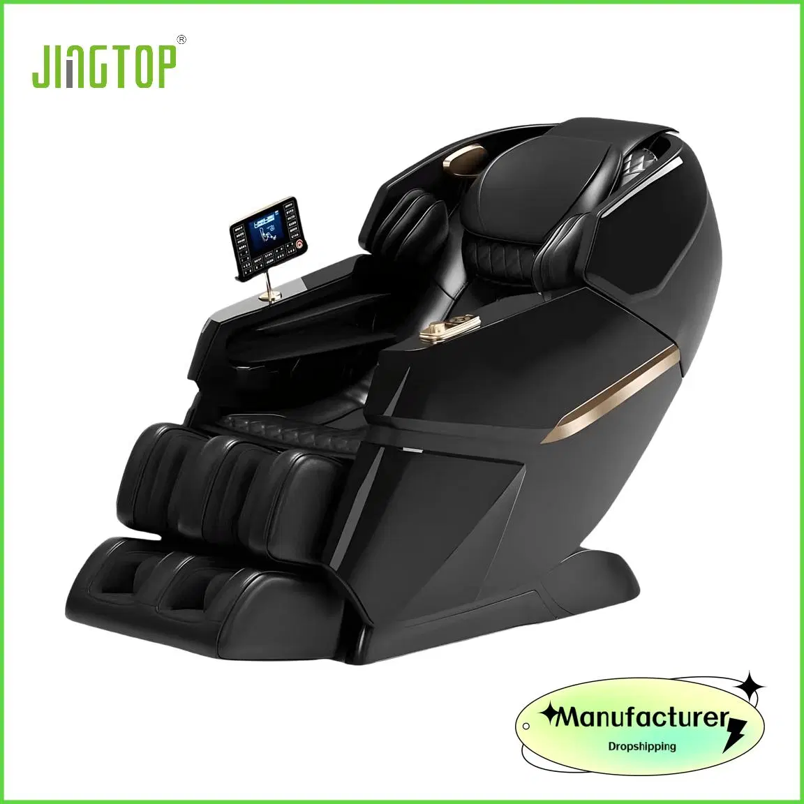 Jingtop OEM Wholesale/Supplier Health Care 4D Automatic Deluxe Best Ghe Massage Chair with Kneading Foot Massager