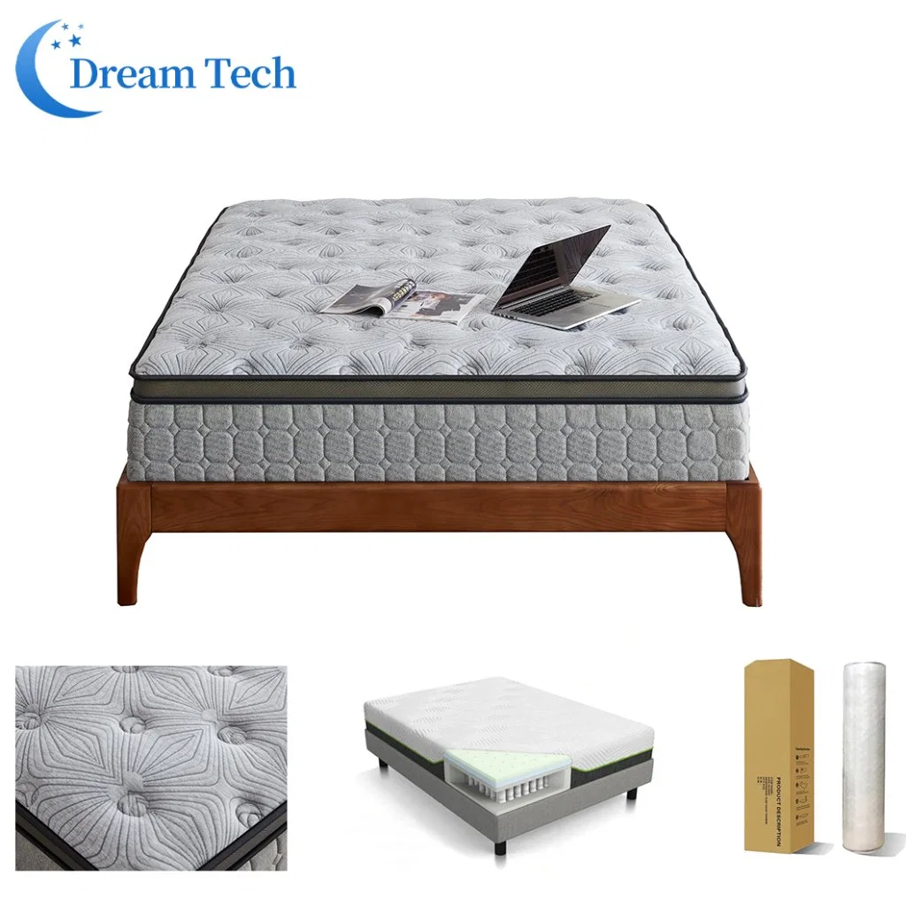 Home Furniture King Size Spring Memory Foam Bed Mattress