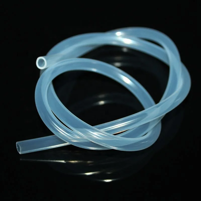 Haut transparent flexible en silicone de qualité médicale 0.5mm Tubes en caoutchouc silicone souple