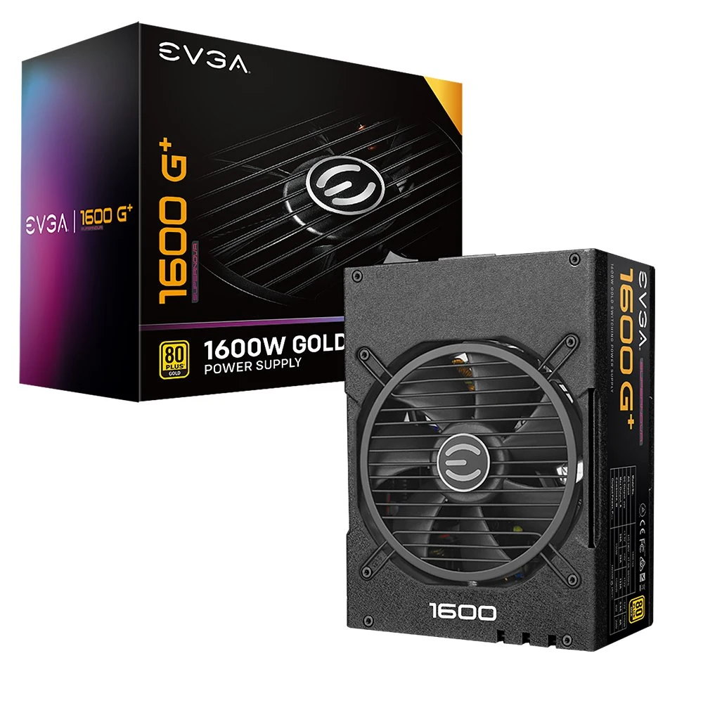 Supernova Evga 1600 G+ 80+ Gold 1600W totalmente modular Incluye Power on Self probador, fuente de alimentación