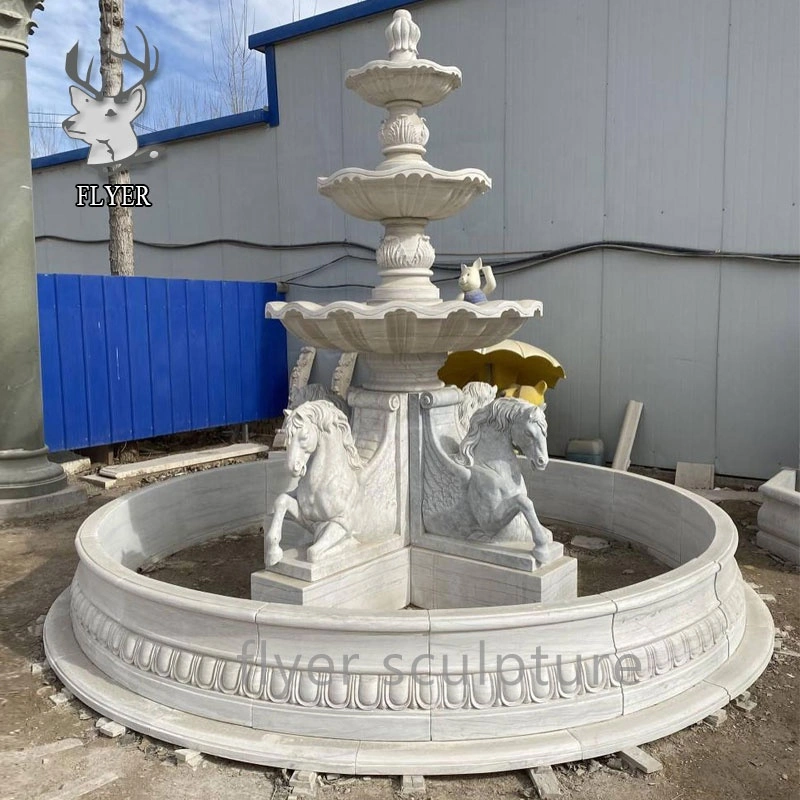 Garden Stone Products Customize Antique Black Stone Marble Water Fountain