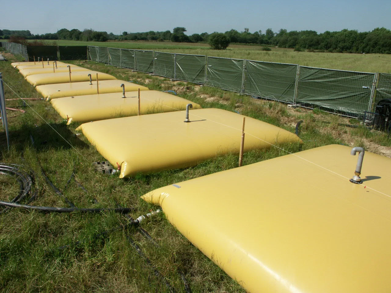 Kissen Wasserspeicher 500L zusammenklappbarer Wasserbehälter Kissenförmig Wasserspeicher