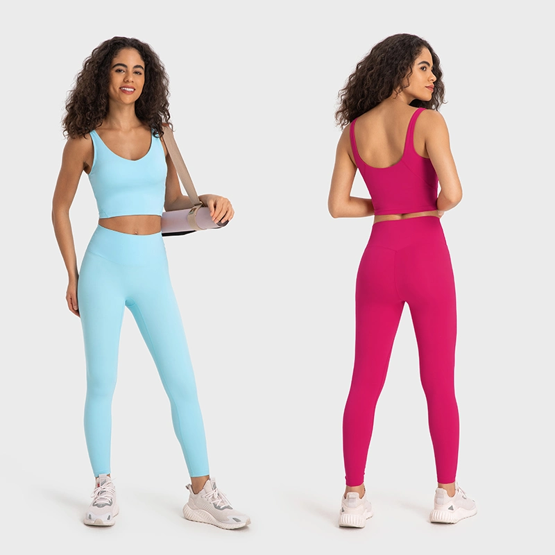 Fitness Wear Yoga Apparels Women Outdoor Seamless Gym Wear Sets Blank Sport Yoga Bra Custom Logo Sports Wear