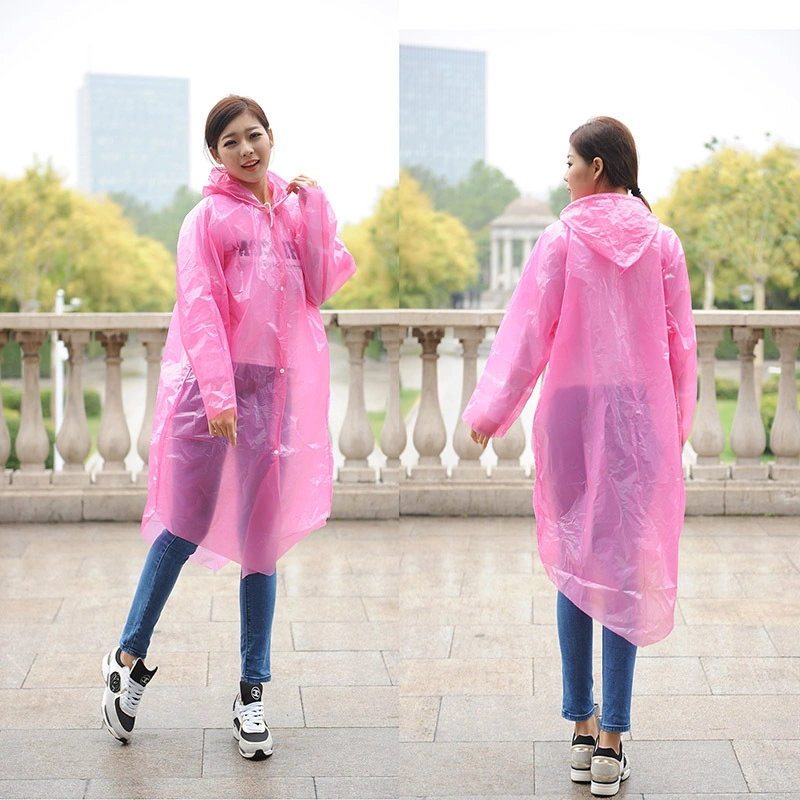 Best Seller Logo Printed Disposable Raincoat, Rain Poncho Anti Virus Protective Suits