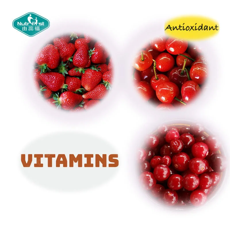 Antioxidante Premium súper alimento vegetal de frutas mezcla para bebida en polvo rojos Super