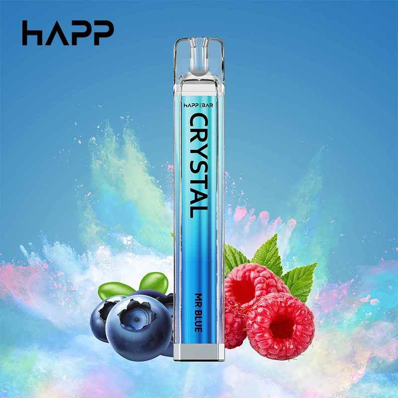 Happ Brand 10 sabores Pods desechables de cristal VAPE 20mg 600 Soplos