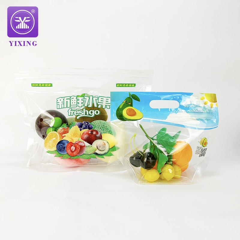 Leakproof Freezer Zipper Sandwich Fresh Fruit Packaging Plastic Bag with Zipper