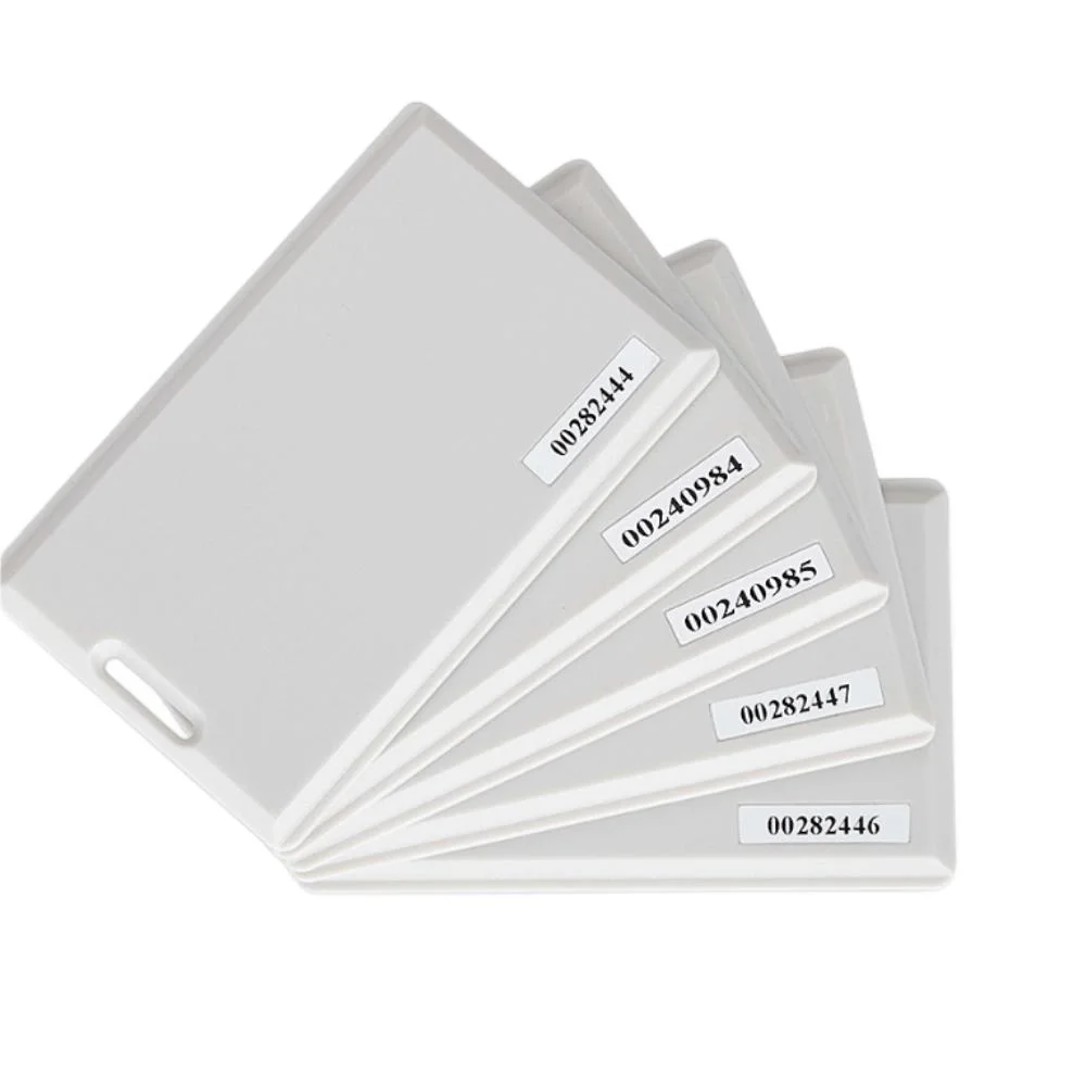 Hot Selling 2.4G Active Battery RFID Plastic ID Card for Employee Control System