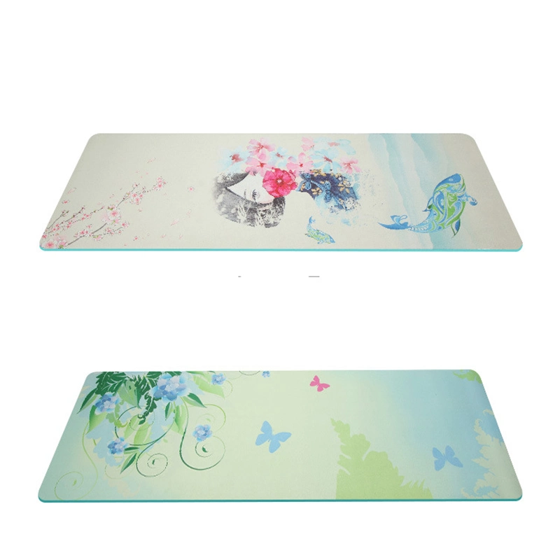 Yoga-Matte Wildleder Tie-Dye Non-Rutsch Fitness Gewicht Verlieren Schlank Aerob Yoga Pad Camping Übung Massage Pilates Gym Sport Mat Esg13021