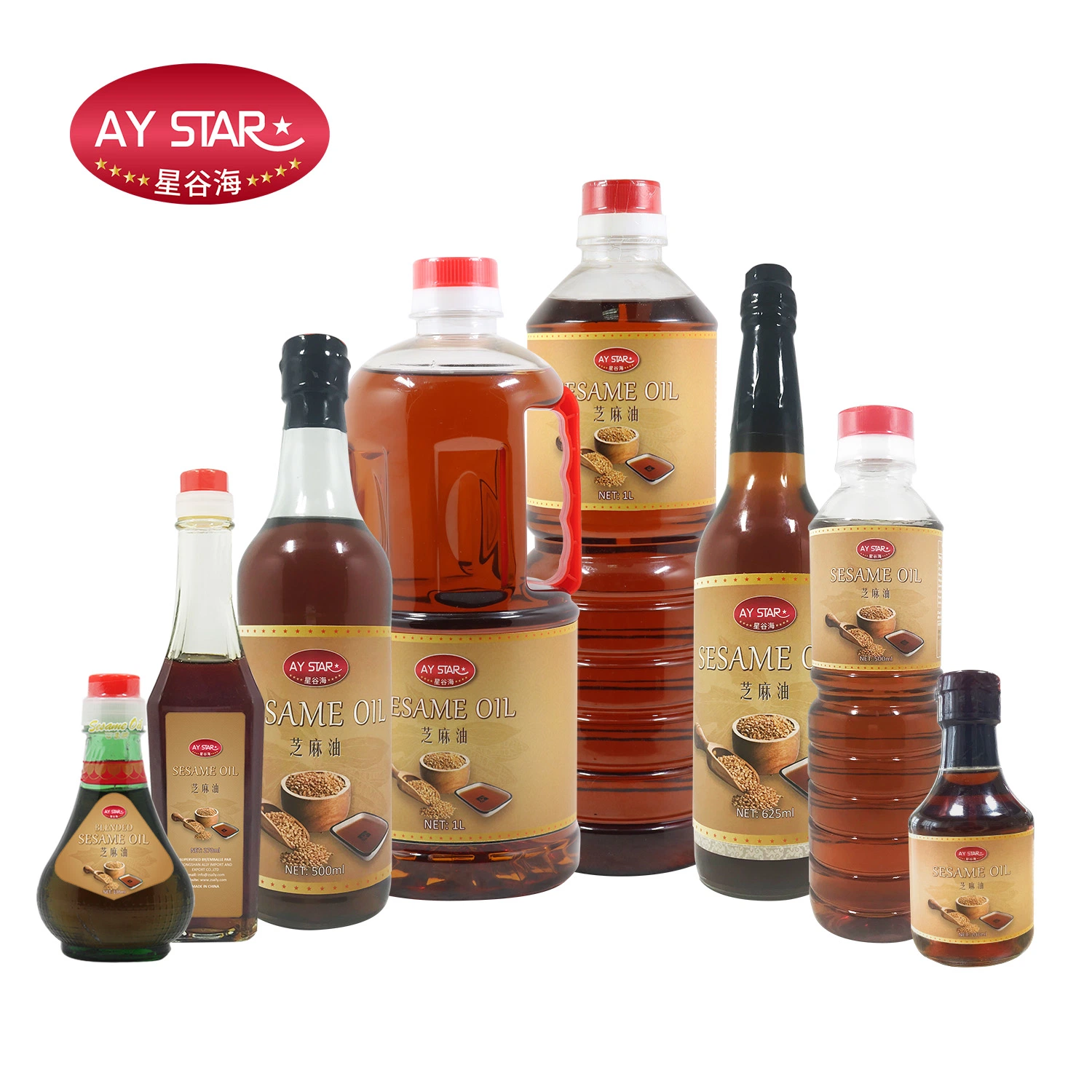 High quality/High cost performance  Free Sample OEM Condiment Vegetable Sesame Oil 625ml