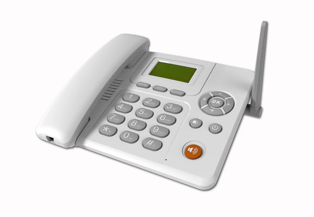 هاتف لاسلكي لاسلكي ثابت من GSM لمشغلي خدمة Airtel Unitel TTCL Vodafone مع CE FCC
