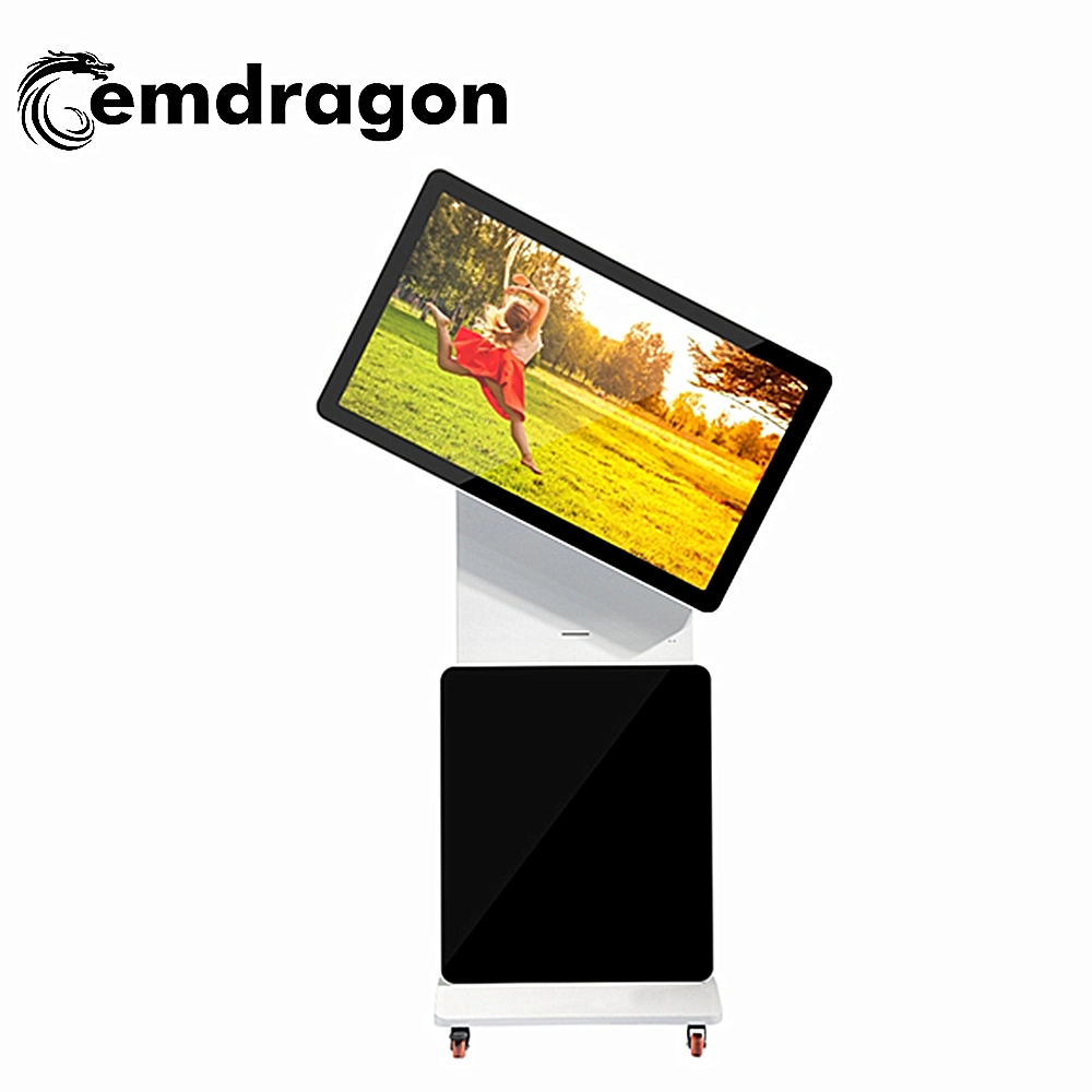 32 Inch Rotatable LCD Display Floor Standing LED Advertising Video Player LED Advertising Light Board LCD Monitor 21 Inch LED Digital Signage