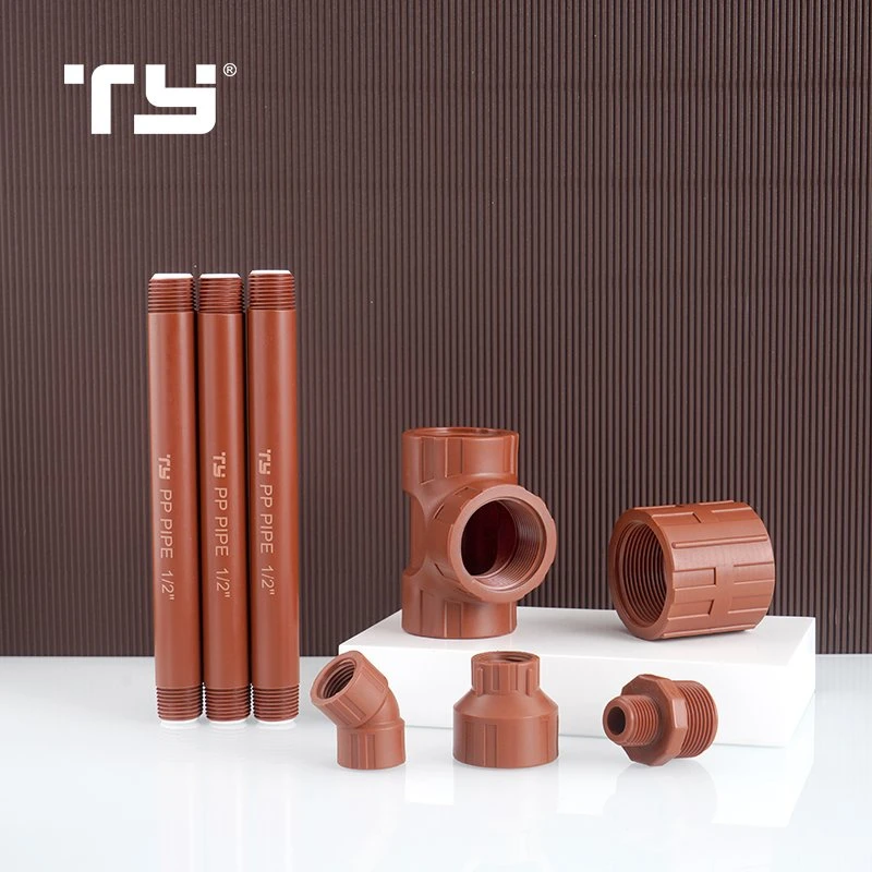 Pph Plastic BSPT Thread Water Supply Pipe Tube Fittings Female Reducer Tianyan Bathroom Accessories Iram 13478