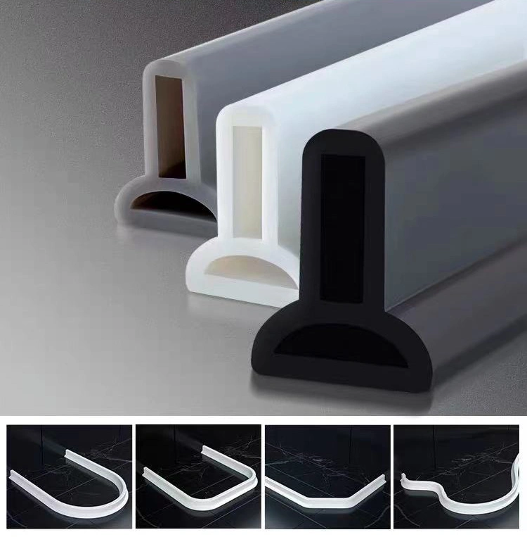 Waterproof Shower Adhesive Flexible Silicone Water Barrier Product Sealing Retaining Strip