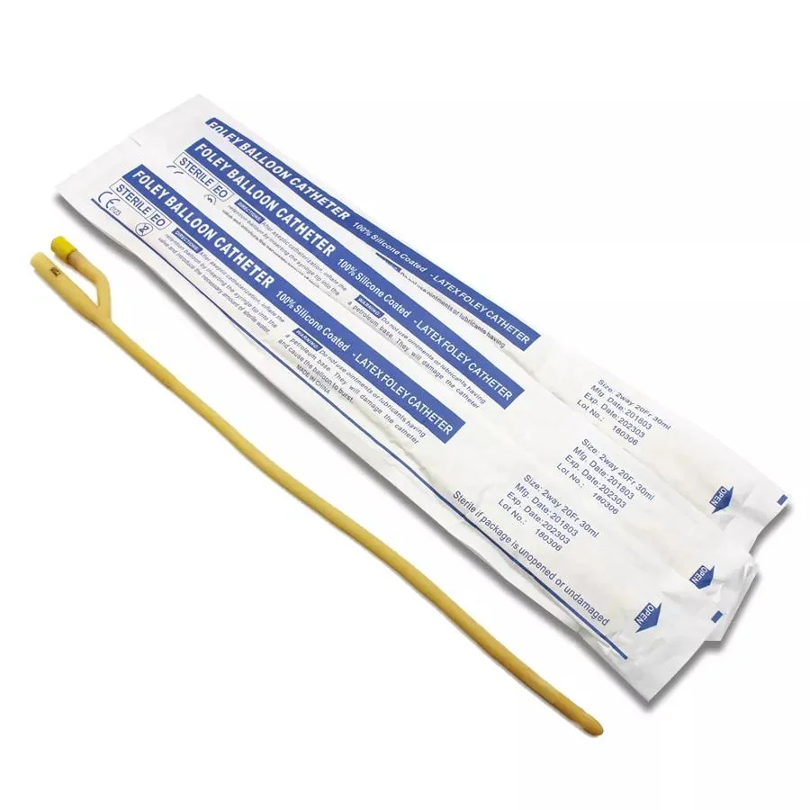 Fast Delivery Good Price Purewick Lubricath Latex Foley Urine Catheter