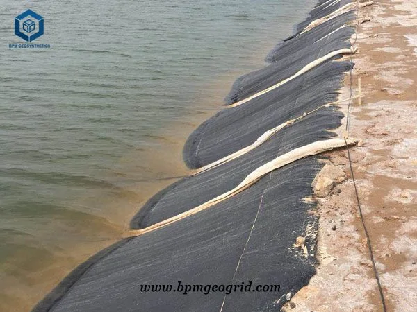 Geotex Membrane Pond Liner UK Geomembrana HDPE 40 Mils Huge Pond Liner HDPE Geomembrane Malaysia Geotextiles and Geomembranes