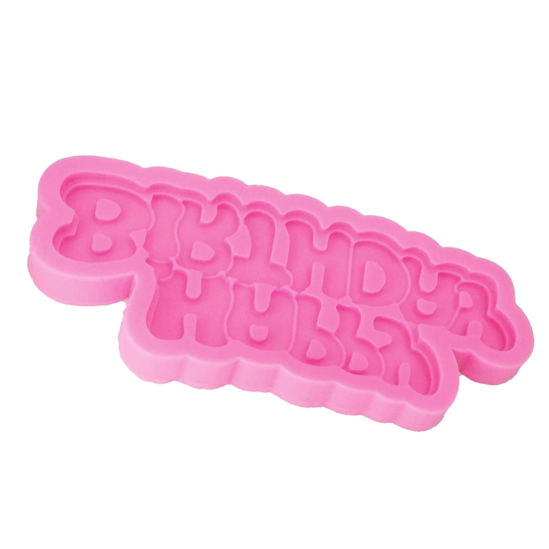 Happy Birthday Silicone Resin Letter Cake Craft Mold - Other Can Be Customized