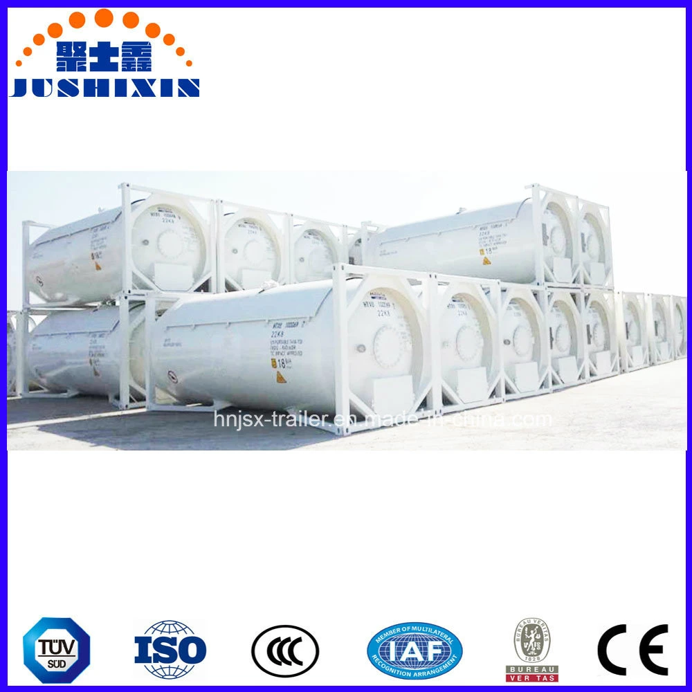 20FT T75 ISO Storage LNG/Lco2/Lo2/Ln2/Lar/Lin Cryogenic Tank Container