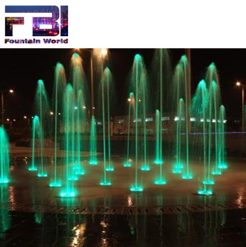 DMX 512 Controlled RGB Kids Playing Outdoor Fountain