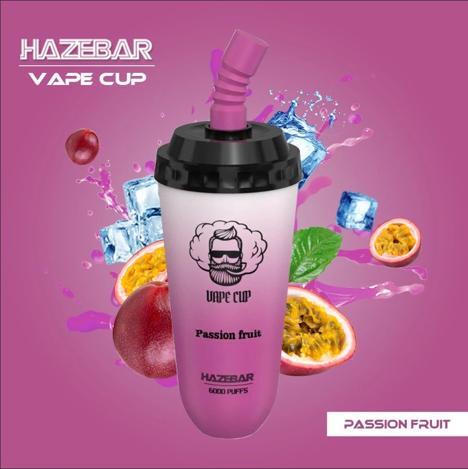 2023 Popular Hazebar VAPE Copa 6000puffs 15ml precargada VAPE Pod VAPE desechable al por mayor vs Puff Bar Randm desechable a medida VAPE