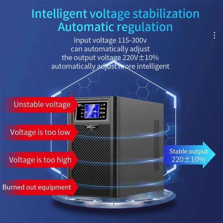 UPS Battery Single Phase Power Supply Online High Frequency 1kVA 2kVA 3kVA 6kVA 10kVA UPS