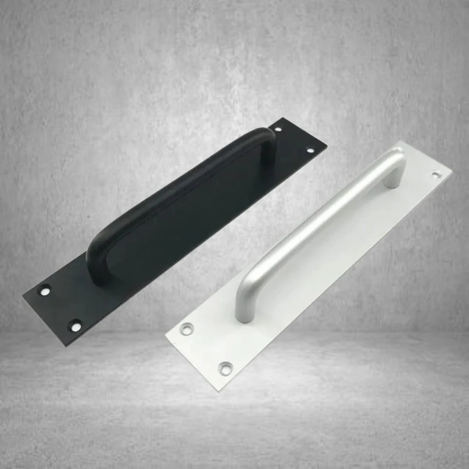 Quality Tempered Glass Pull Stainless Steel S Type Glass Door Handle Furniture Handle