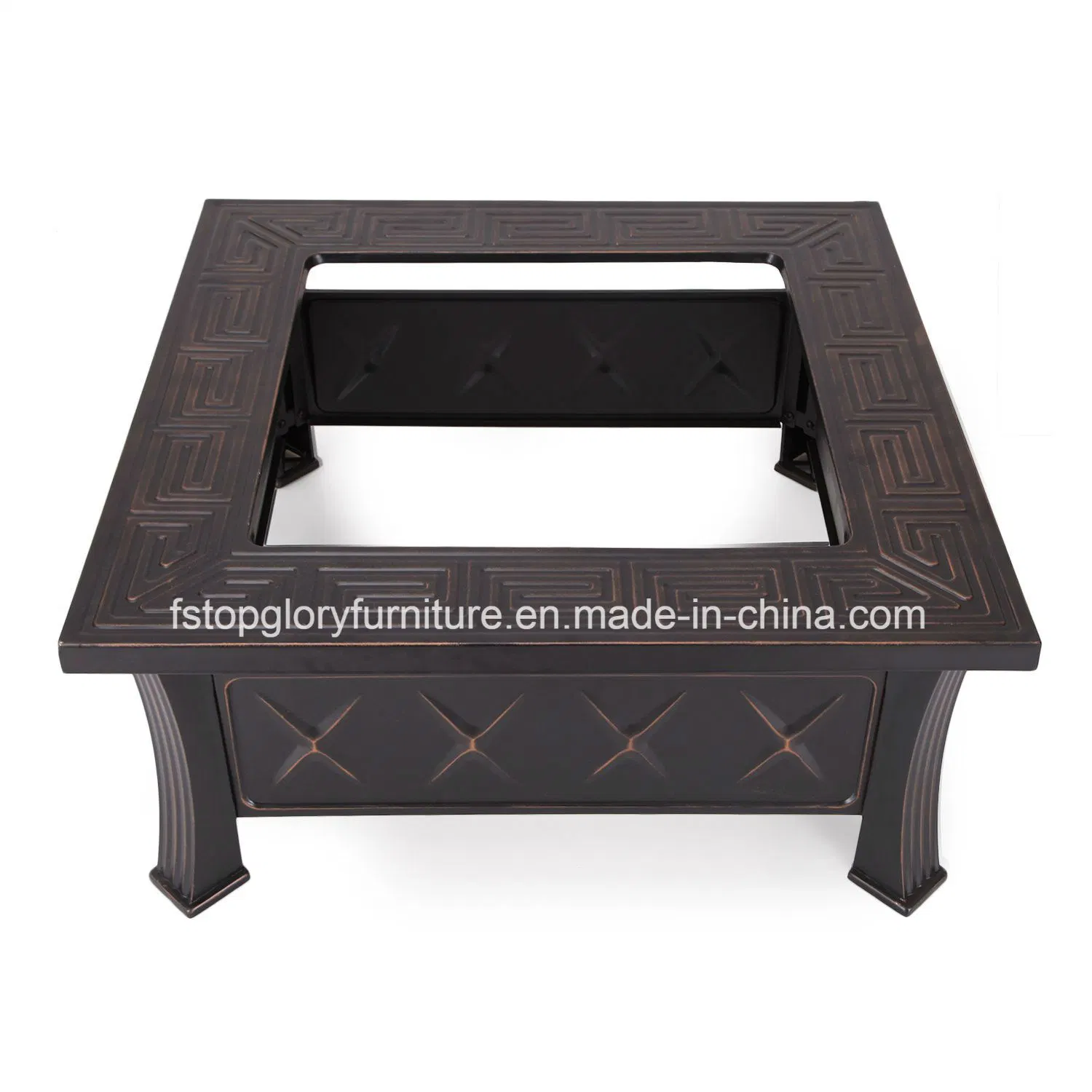 Square New Design Garden Firepit BBQ Grill