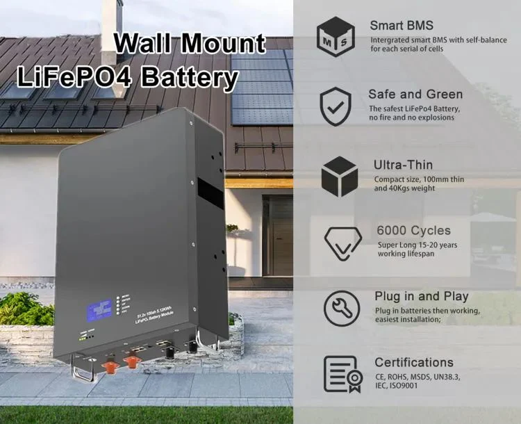 Powerwall Super Capacitor Wall Mounted Energy Storage System 10kw Home Energy Storage Systems 100ah 200ah Tesla Power Wall 10kwh Home Energy Storage Batter