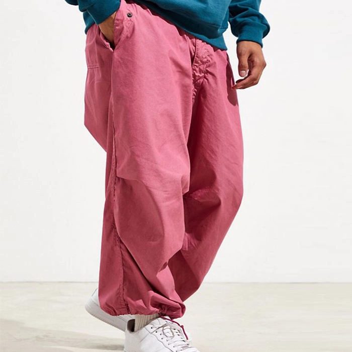 Custom OEM Mens Fashion Casual Oversize Vintage Wind Pants