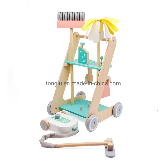 Manufacturer Educational Toys Clean Tool Set Toy Cleaning Trolley Play Sets for Kids