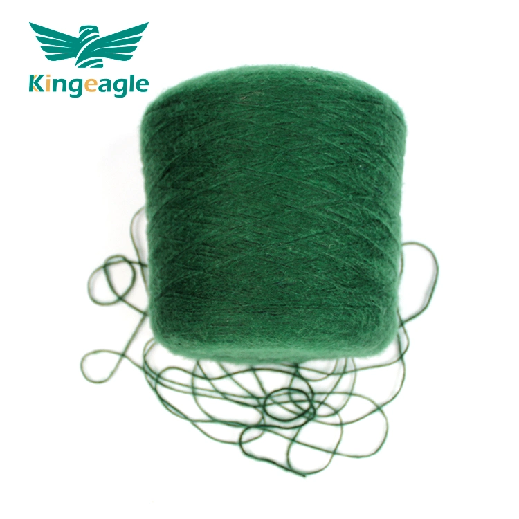 Kingeagle New Arrival Factory Direct Sale Super Soft Dark Green Fancy Sweater Acrylic Blended Brush Yarn
