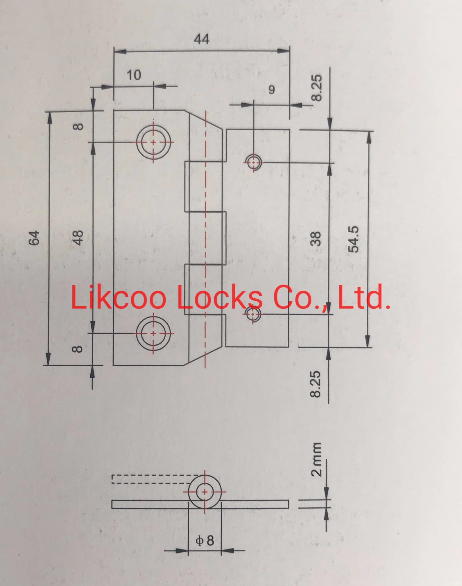 S/Bisagra de puerta de acero pesado de 180 grados kitchen cabinet las bisagras de Hardware (SS054B)