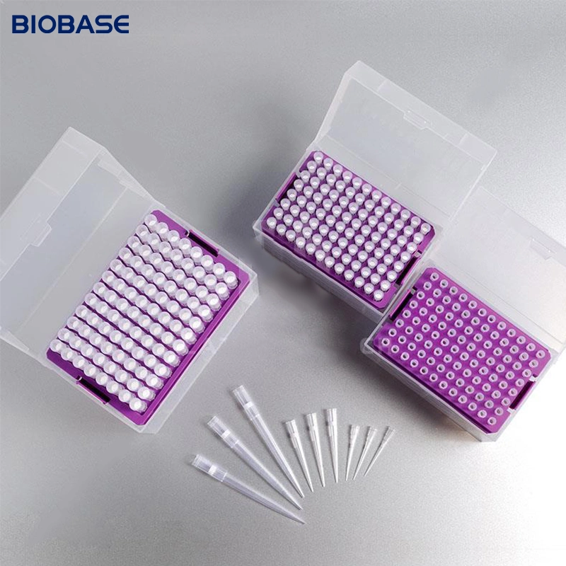 Biobase High Accuracy Low Retention Universal Disposable 96 Well Racked Sterile Pipette Filter Tips